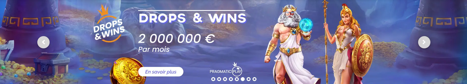 Drop and Wins PURE CASINO 