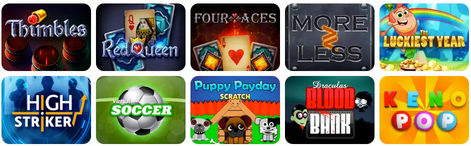 Jeux en ligne PURE CASINO