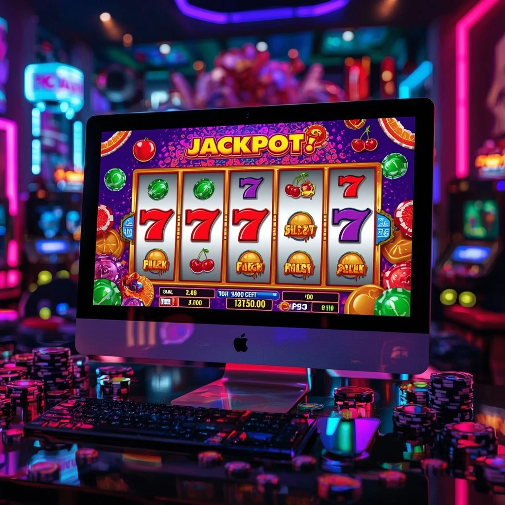 slots sur le moniteur PURE CASINO